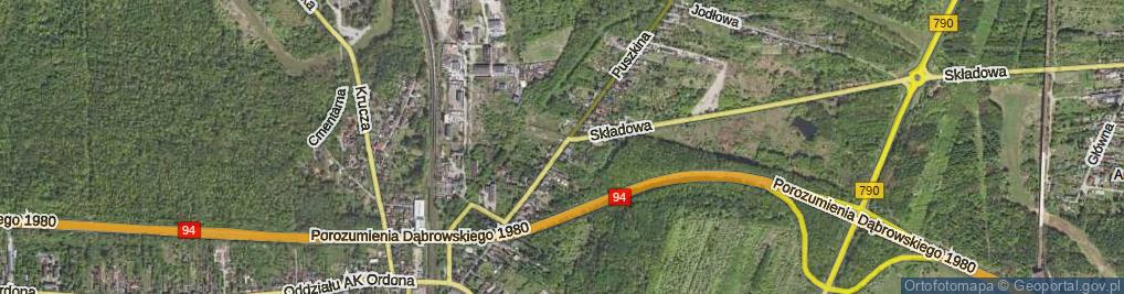 Zdjęcie satelitarne Puszkina Aleksandra ul.